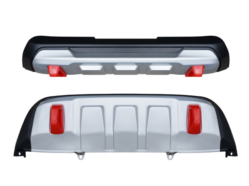 Bumper (Preto/Prata) Hilux 19/* - Acabam Vermelho